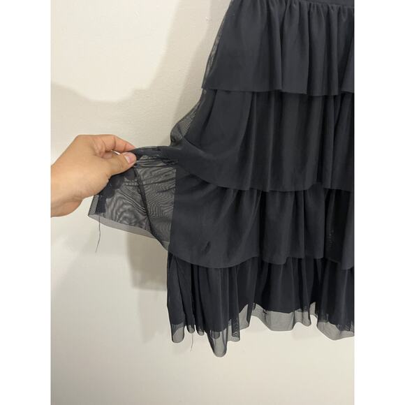 Gothic Romance Victorian Inspired Vampire Witchy Tulle Tiered Fairygoth Dress 0 - Picture 5 of 15